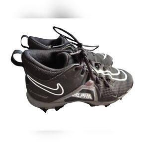 Nike Black-White Fastflex Agility System Football Cleats